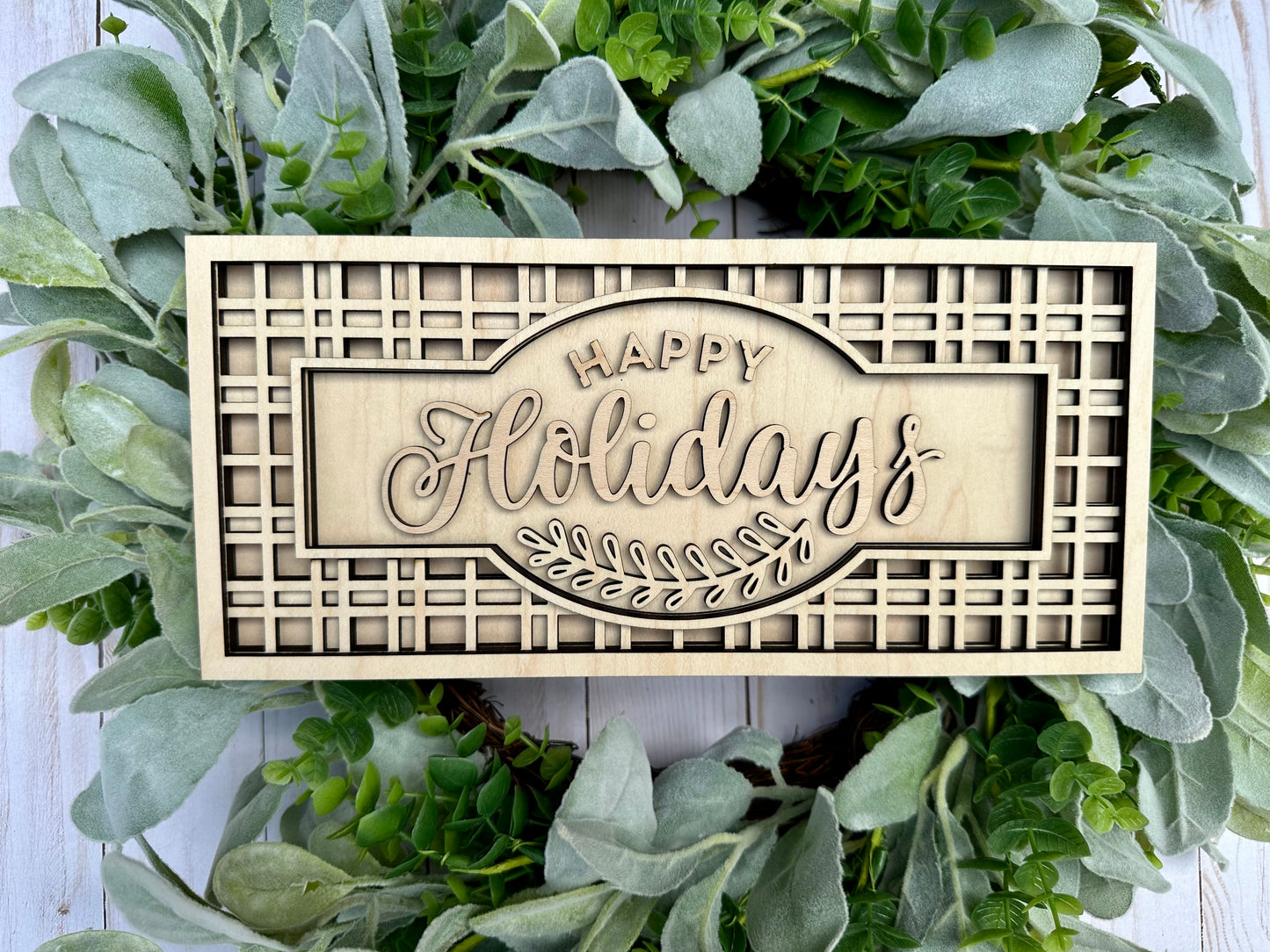 Happy Holidays (Rectangle)