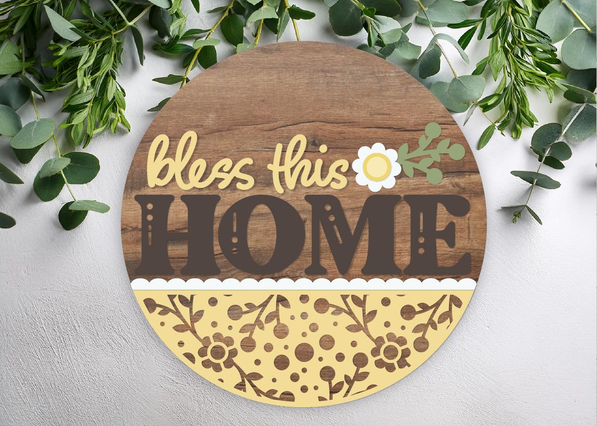 Bless this Home Floral