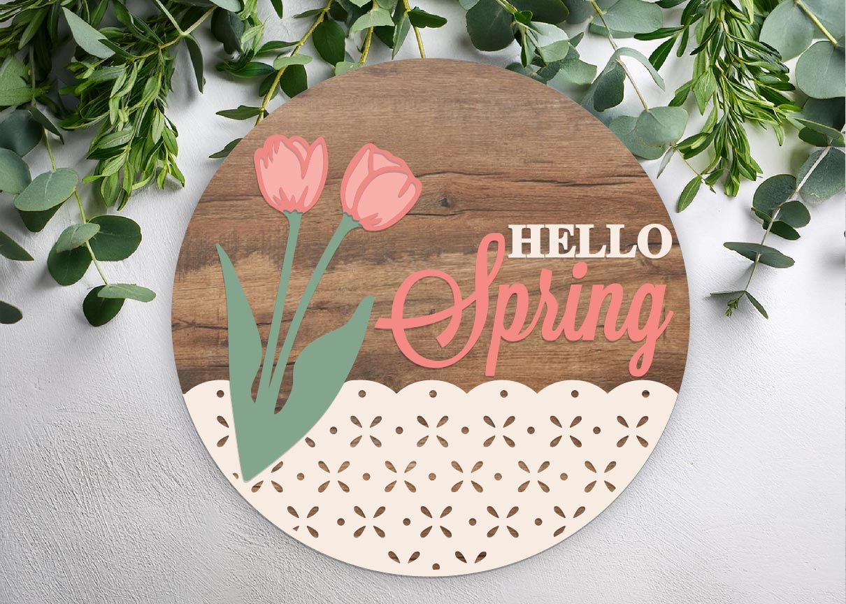Hello Spring Tulips