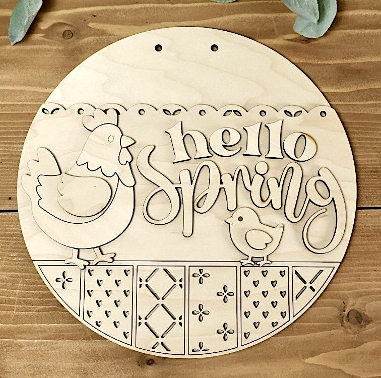 Hello Spring Chickens