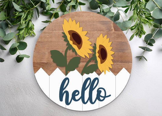 Sunflower Fence