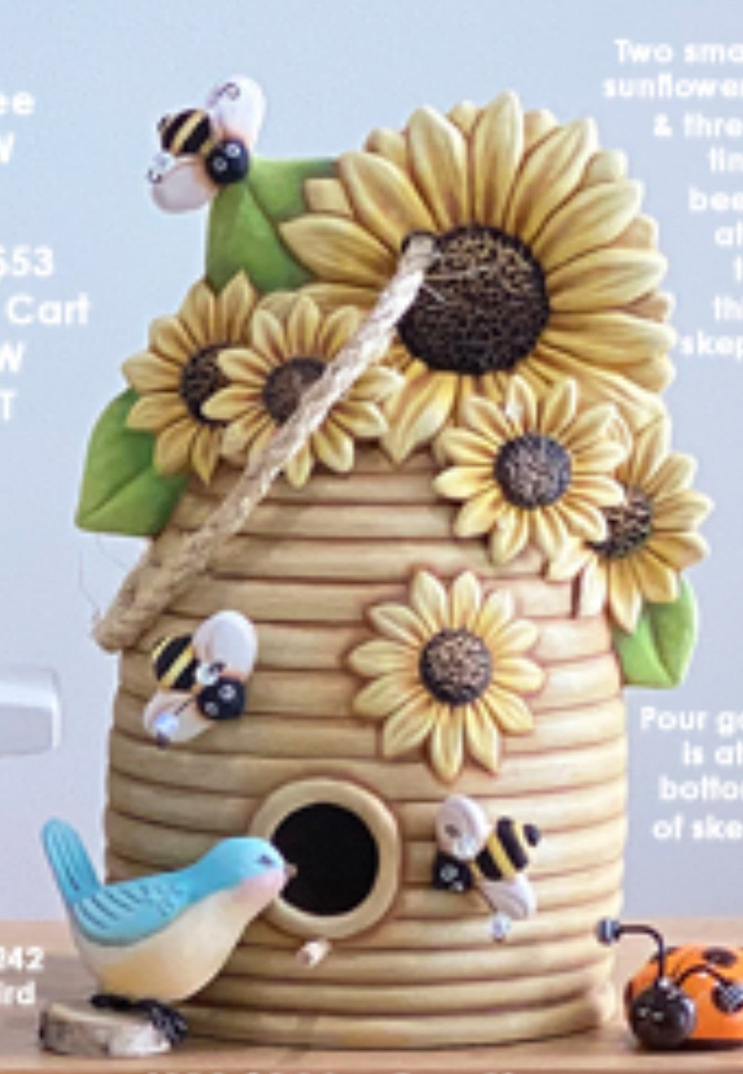 Skep with Sunflowers 4313