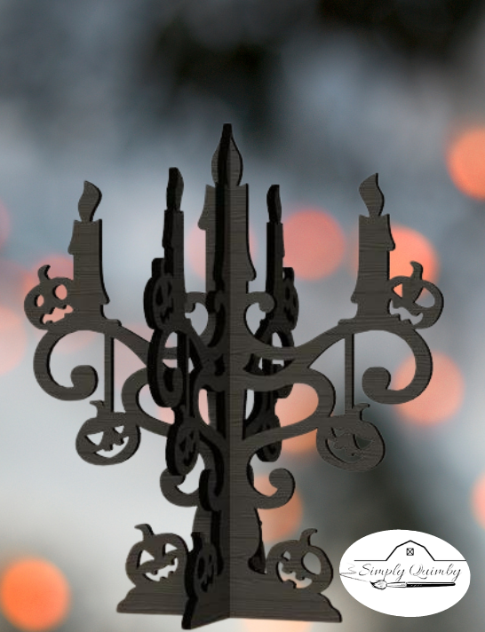 Pumpkin Candelabra