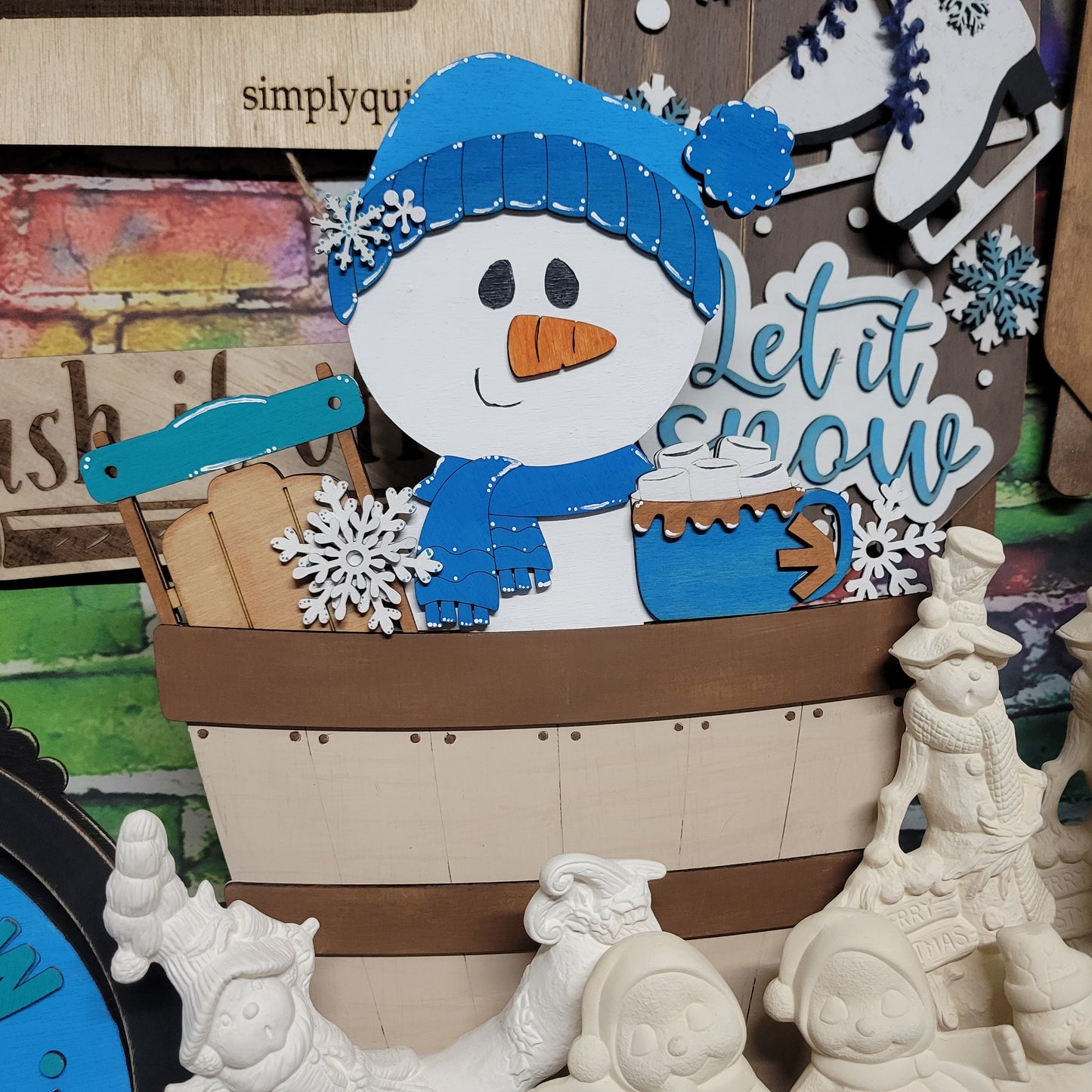 Snowman Cocoa Insert