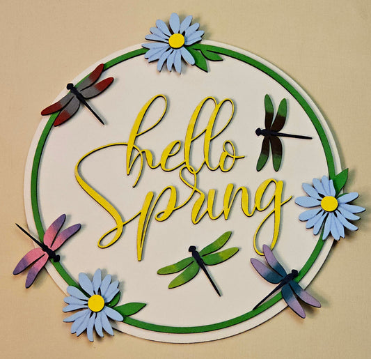 Hello Spring Dragonfly