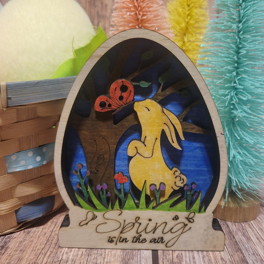 Spring Bunny and Butterfly