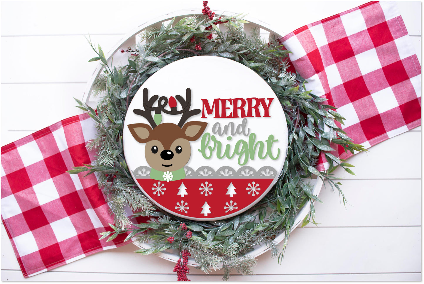 Reindeer Merry & Bright