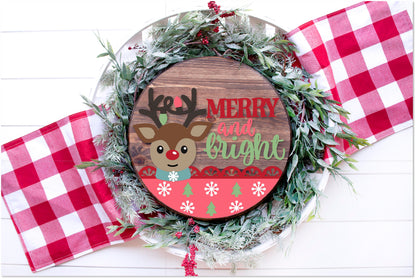 Reindeer Merry & Bright