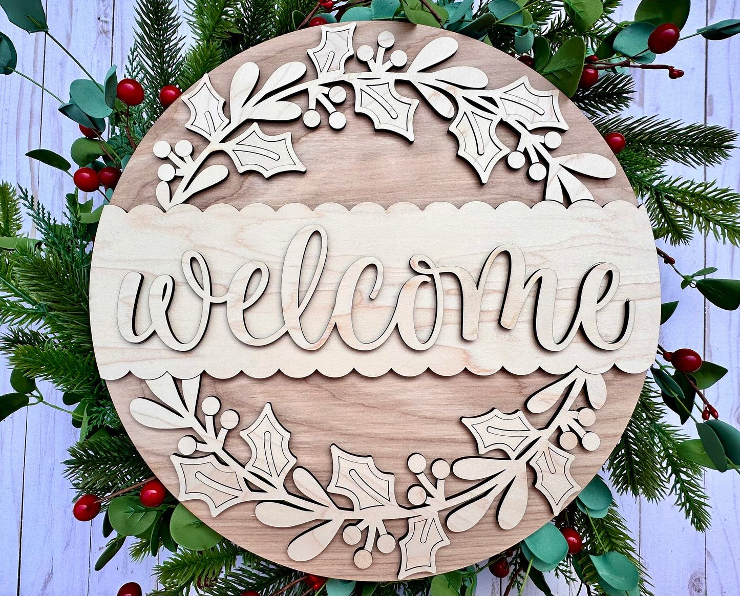 Holly Leaf Wreath