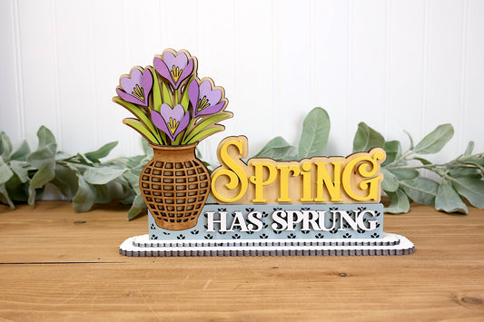 Spring Crocus Sitter