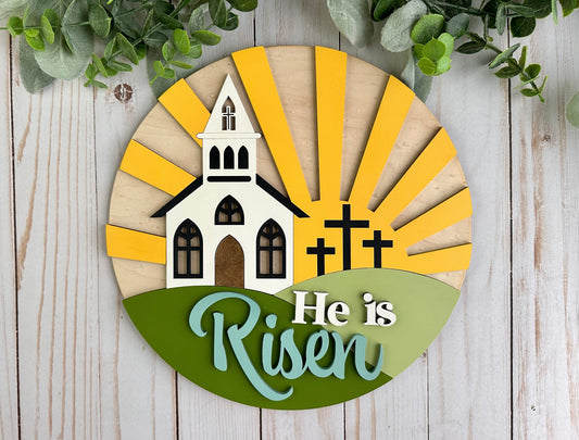 He is Risen Round