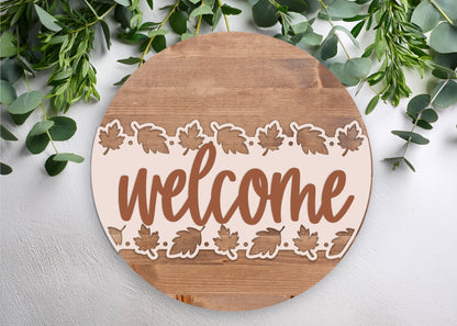 Welcome Leaves Offset