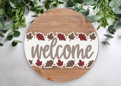 Welcome Leaves Offset