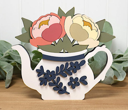 Peony Tea Pot