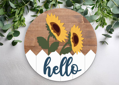 Sunflower Fence