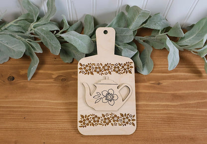 Teapot Faux Cuttingboard