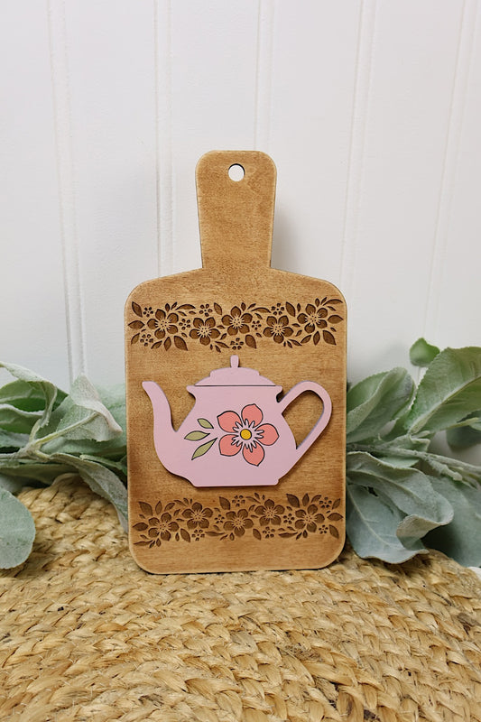Teapot Faux Cuttingboard