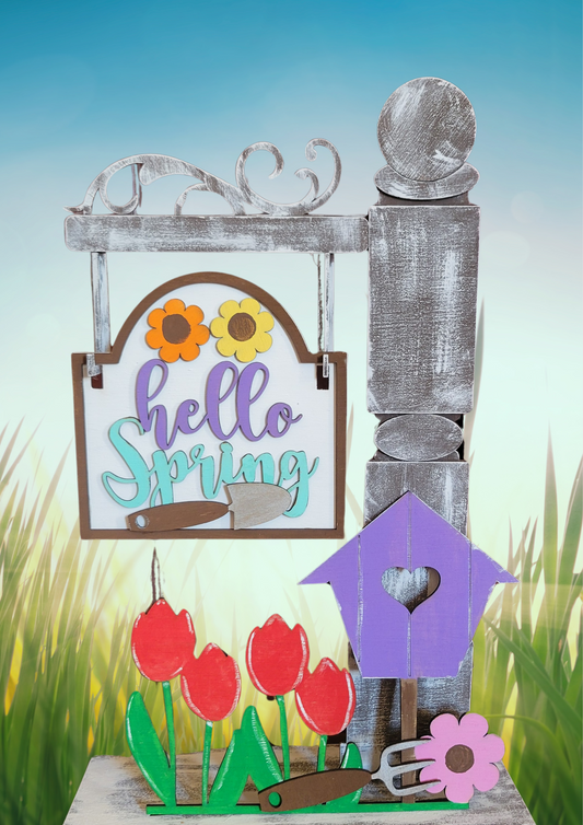 March 25th- Spring Post and Signs