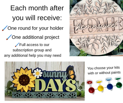 Brush it Off! Wood Subscription