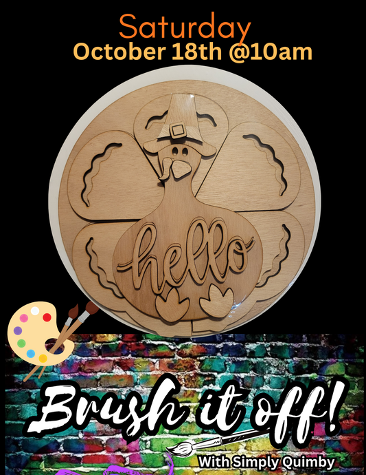 Brush it off October 18th