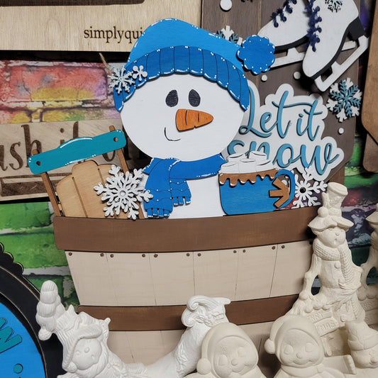 Snowman Cocoa Insert