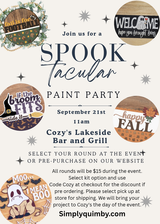 Spooktacular Paint Party