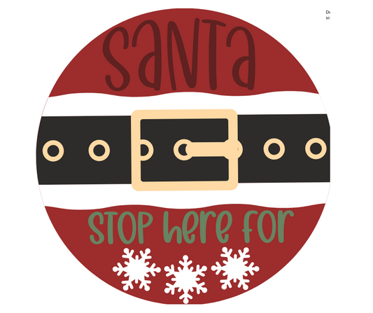 Santa Stop Here