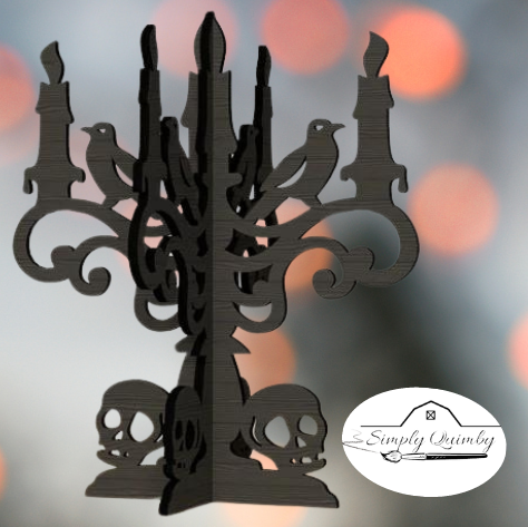 Skull Candelabra